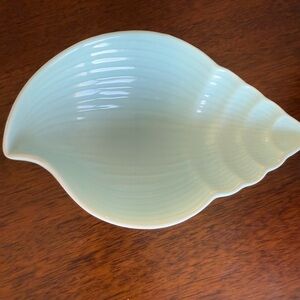 Blue Vanity Tray with Oceanic Design and Glossy Finish